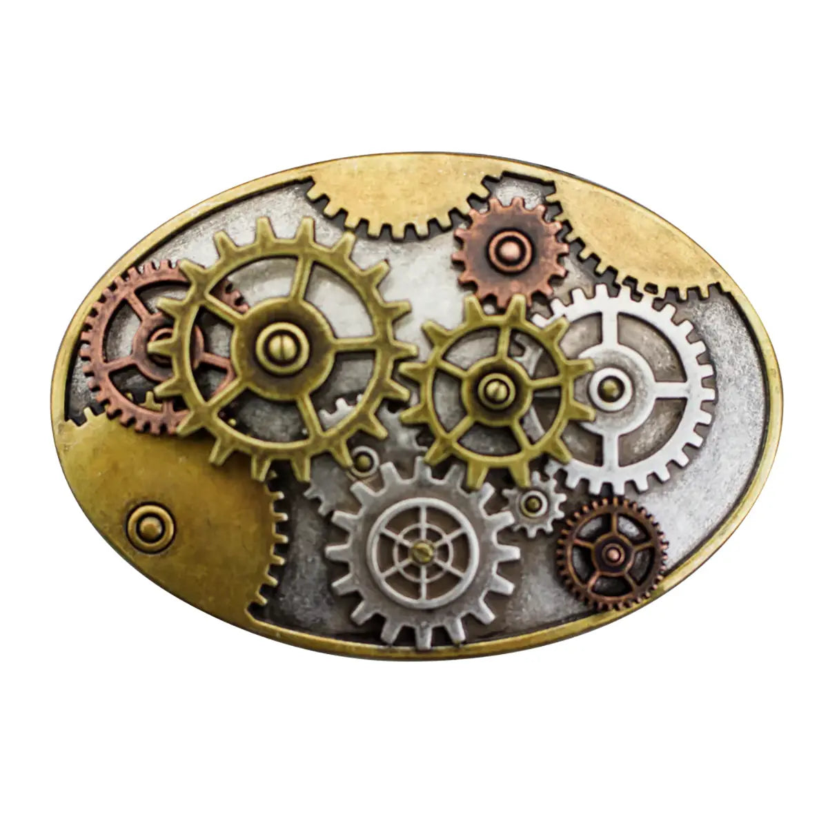 Steampunk Multi Gear Trophy Buckle.