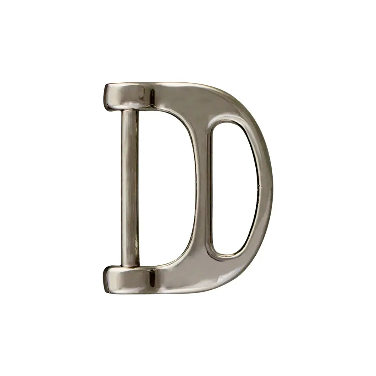 Stirrup Shaped Dees 1 Inch, Nickel.