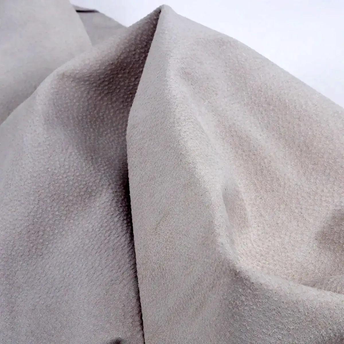 Grey Suede Pigskin Lining Leather 1-2oz.
