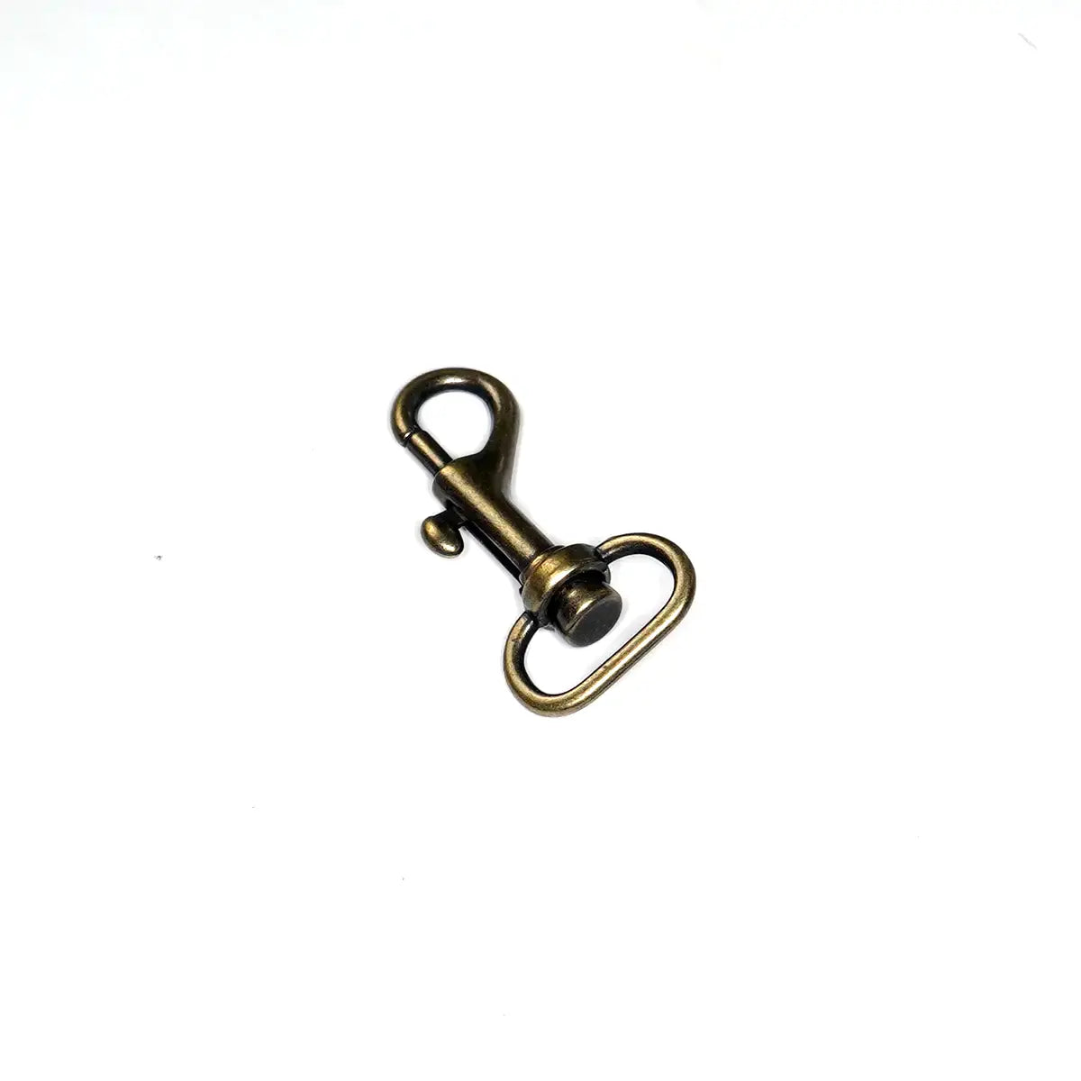 Antique Brass Bolt Swivel Snap, 5/8 inch.