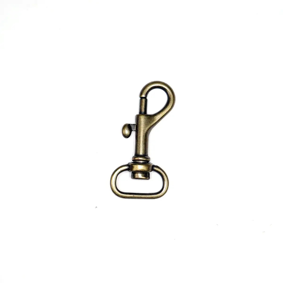 Antique Brass Bolt Swivel Snap, 5/8 inch.