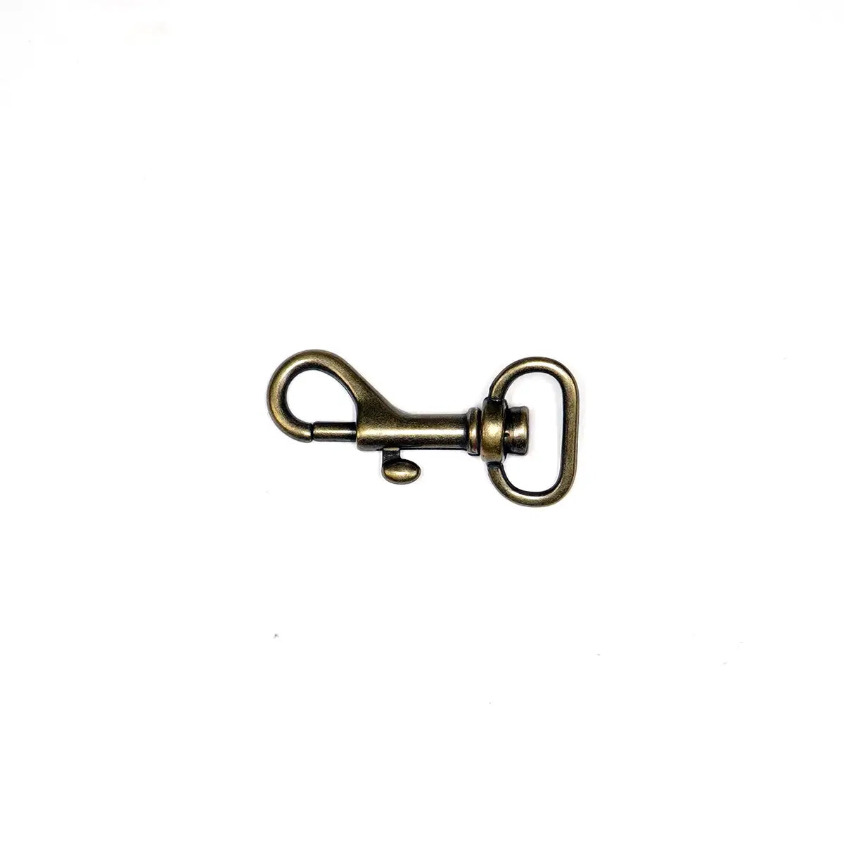 Antique Brass Bolt Swivel Snap, 5/8 inch.