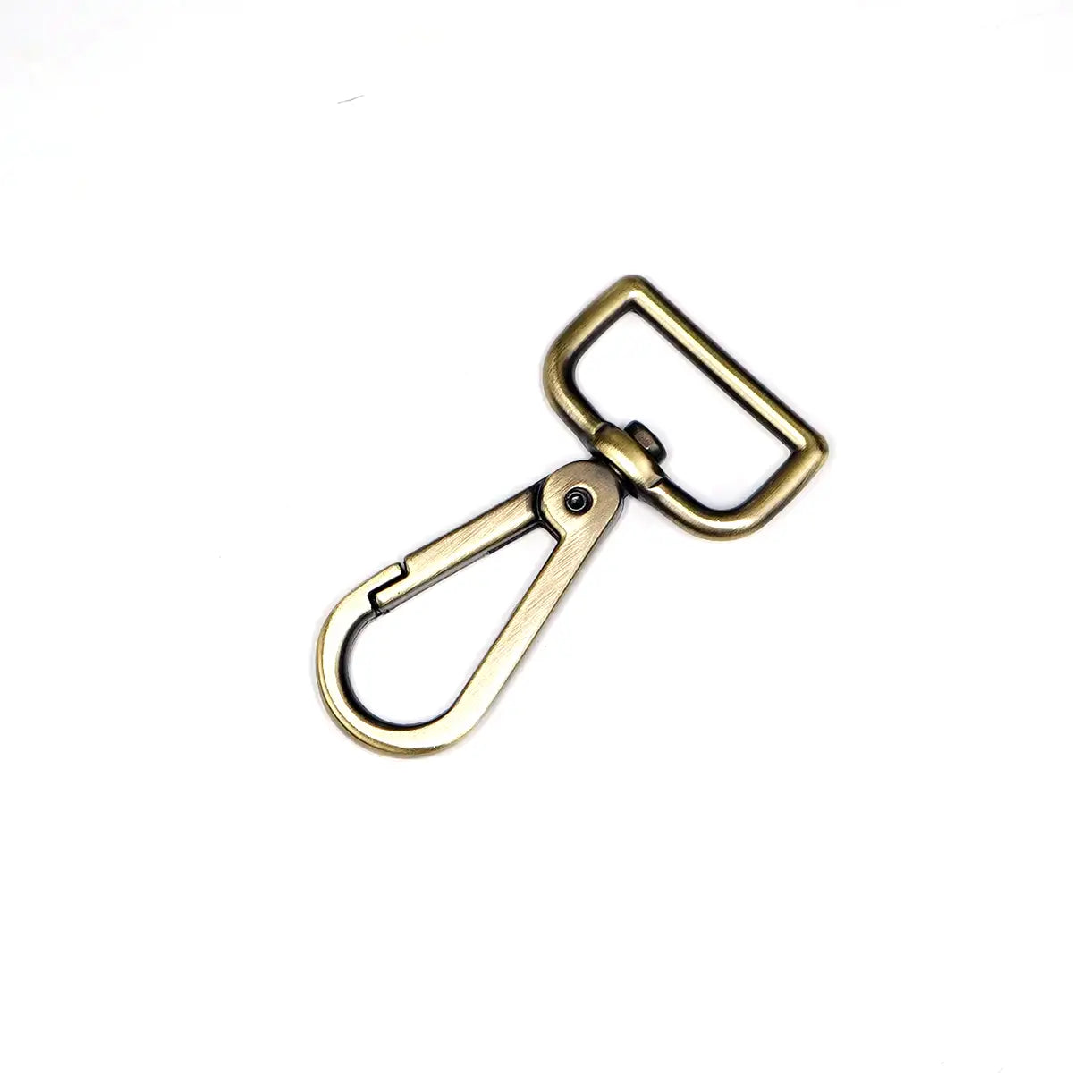 Antique Brass Lever Swivel Snap, 1 inch.