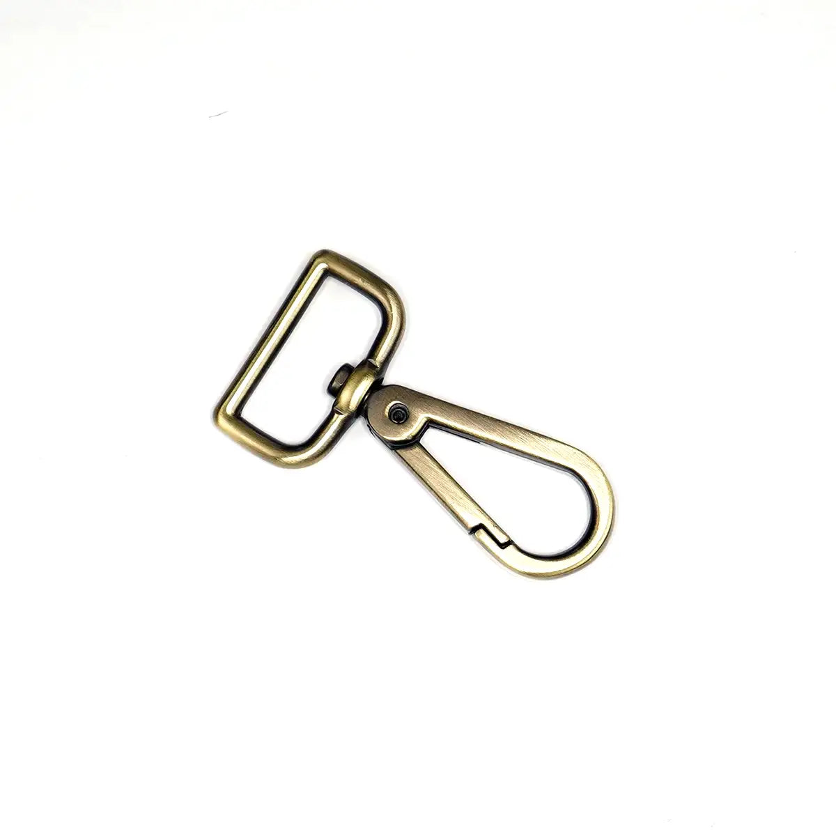 Antique Brass Lever Swivel Snap, 1 inch.