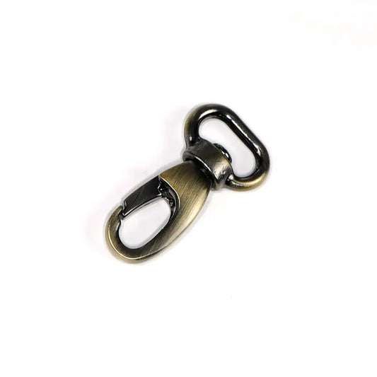 Antique Brass Lever Swivel Snap, 1/2 Inch.