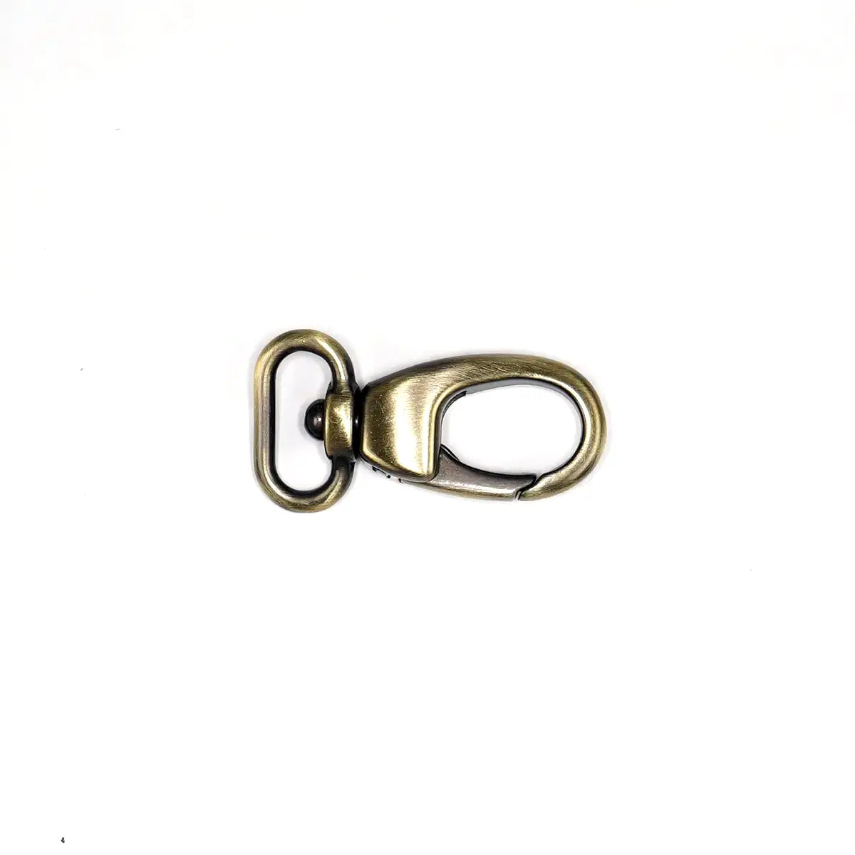 Antique Brass Lever Swivel Snap, 5/8 Inch.