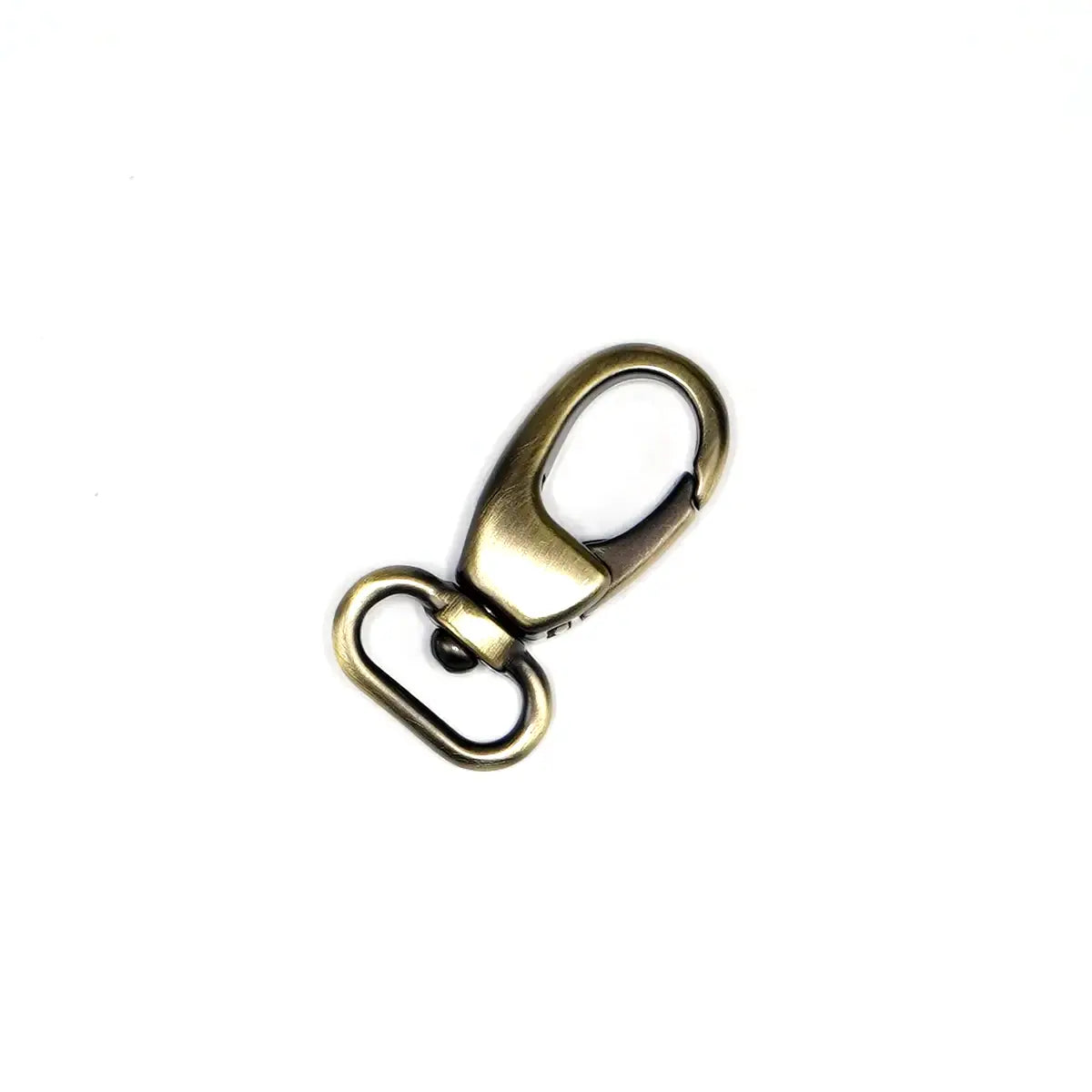 Antique Brass Lever Swivel Snap, 5/8 Inch.