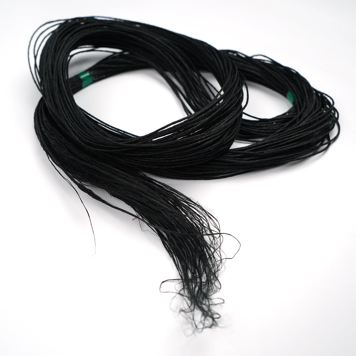 Black Tapered Soling Welting Thread - 2 Pack. 5-Ply or 7 Ply.