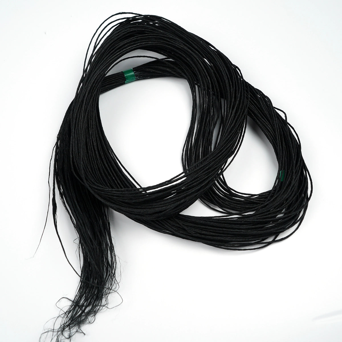 Black Tapered Soling Welting Thread - 2 Pack. 5-Ply or 7 Ply.