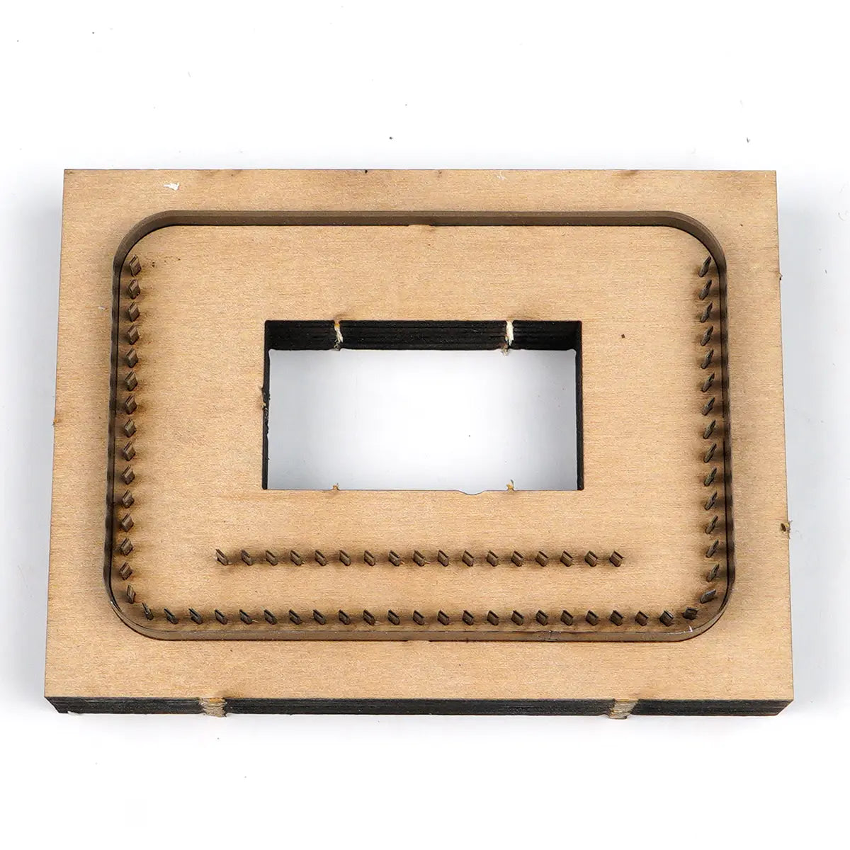 Three Pocket Leather Card Wallet Cutting Die.