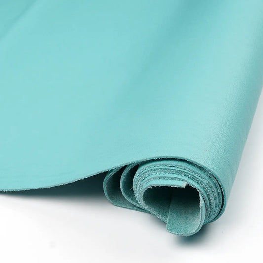 Turquoise Pebble Chrome Tan Leather 3-4oz.