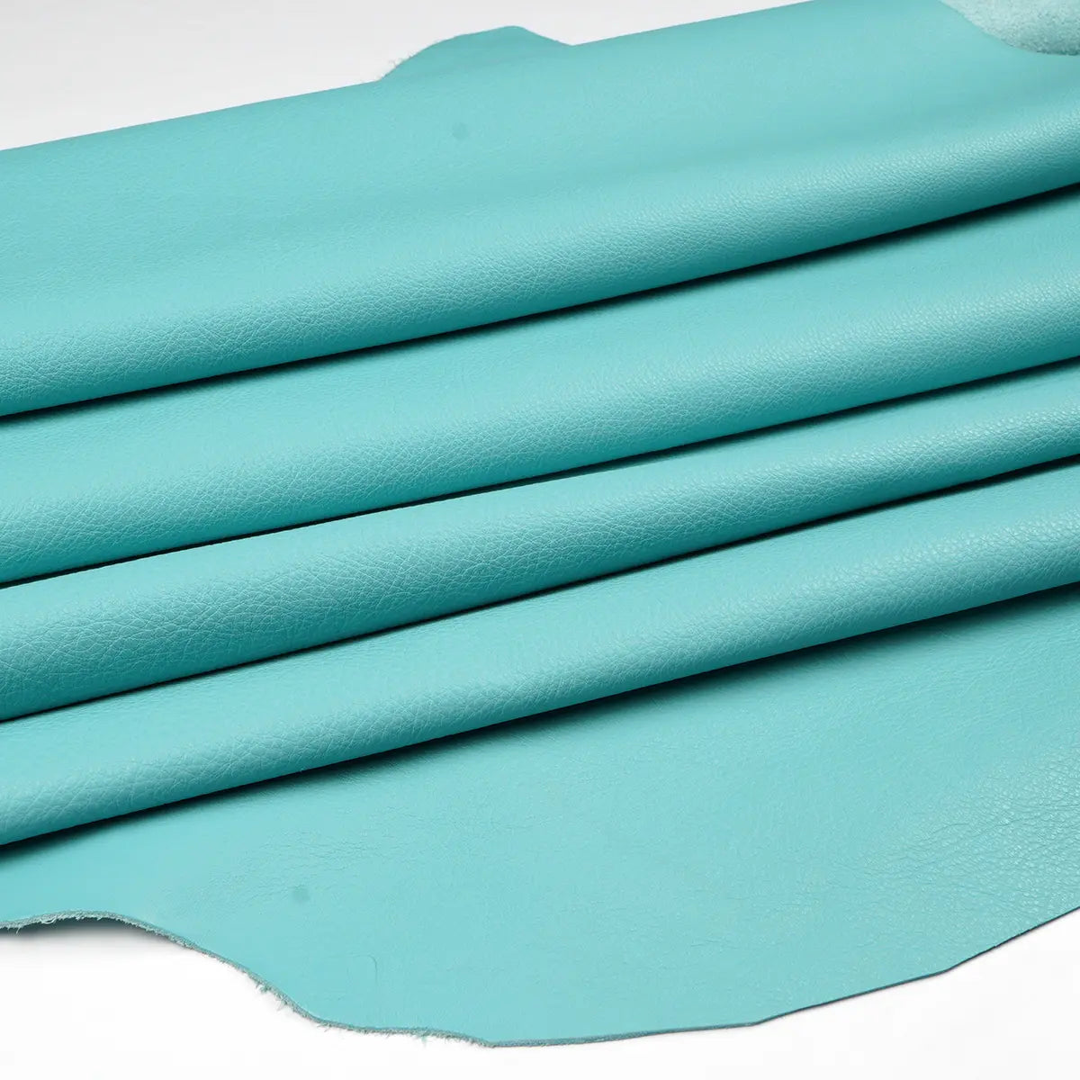 Turquoise Pebble Chrome Tan Leather 3-4oz.