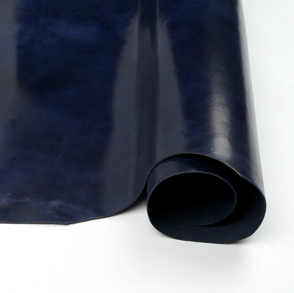 Wickett & Craig Harness Leather - Navy - Utility Grade.