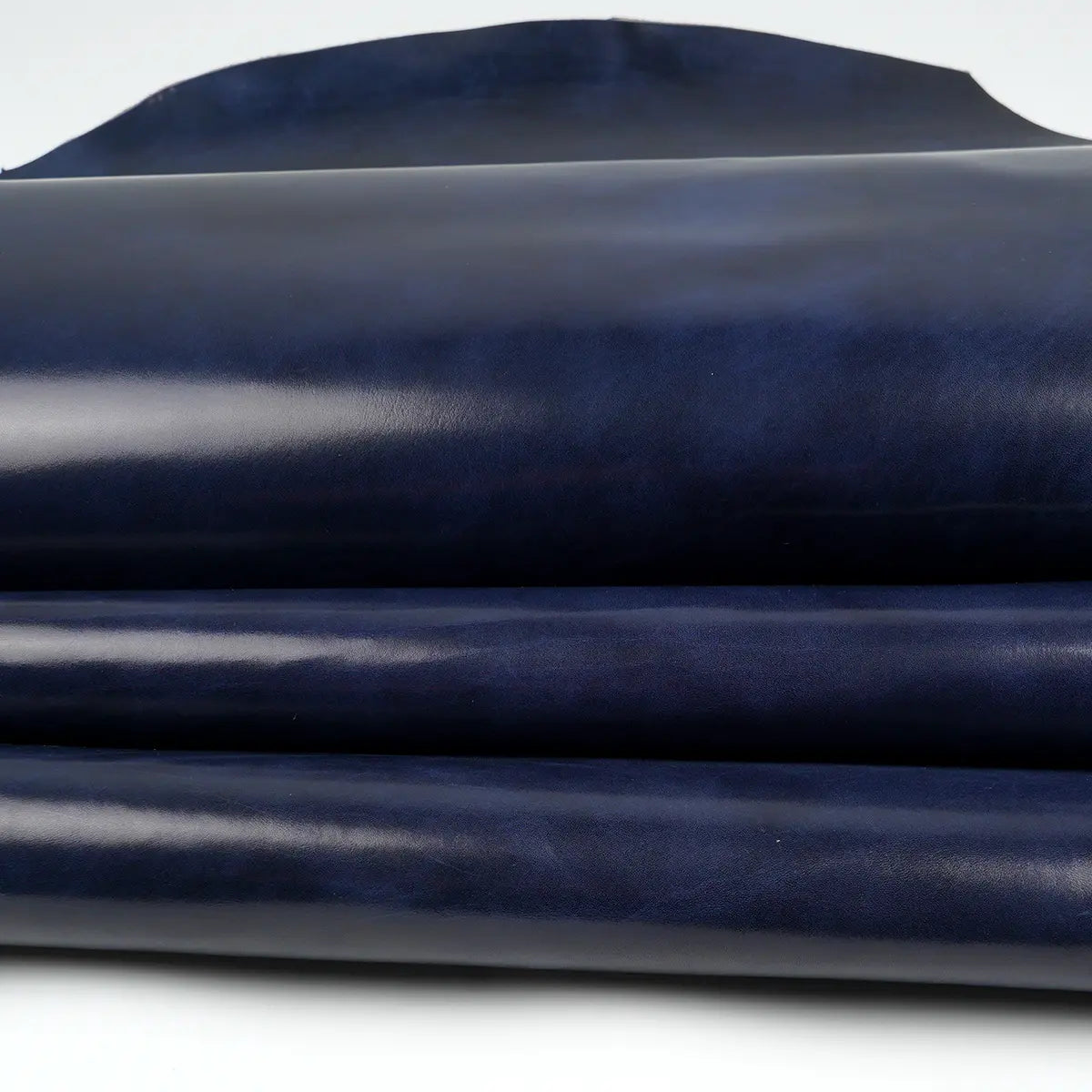 Wickett & Craig Harness Leather - Navy - Utility Grade.