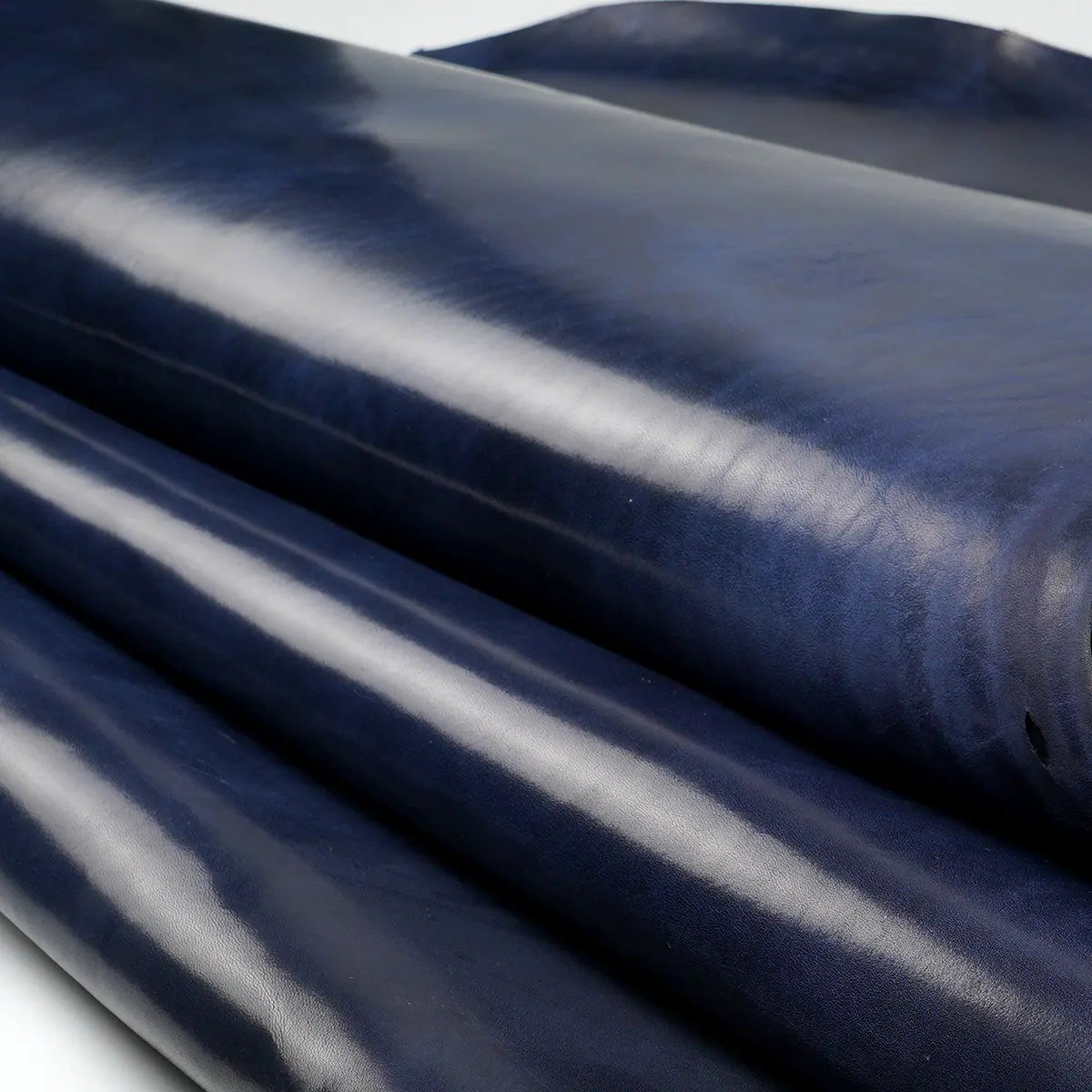 Wickett & Craig Harness Leather - Navy - Utility Grade.