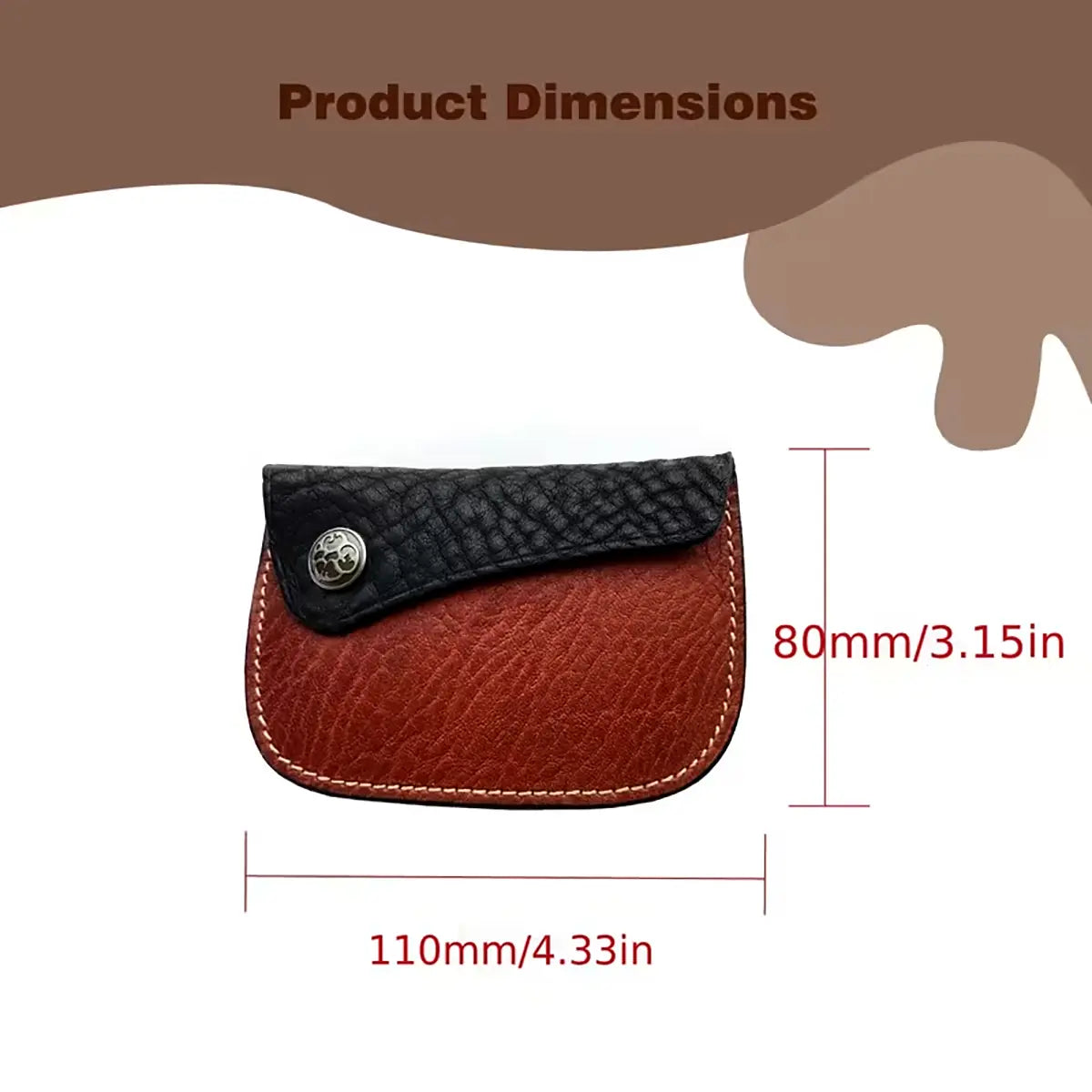 Western Coin Purse Card Wallet Cutting Dies.