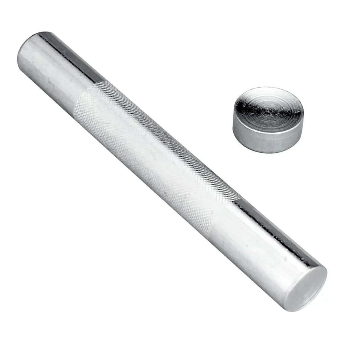 Wide Double Cap Rivet Setter and Anvil.