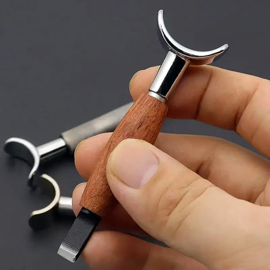 Wood Handle Swivel Knife.